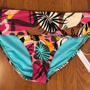 Bleu Rod Beattie Multicolor Tropical Bikini Bottom